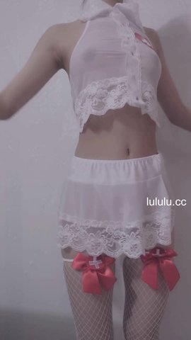 沈嬌嬌/甜美小嬌妾32P1V護士服之透明薄紗